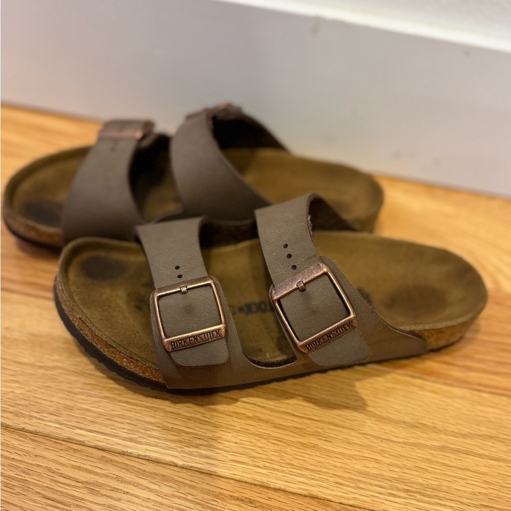 Birkenstock Kid’s Arizona Tan Double-Strap Sandals